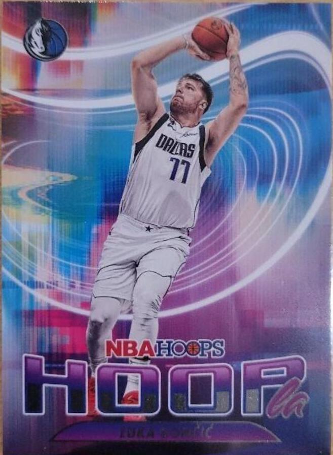 Luka Doncic #3 Basketball Cards 2023 Panini Hoops Hoopla
