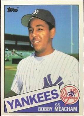 Bobby Meacham #16 Baseball Cards 1985 Topps Tiffany