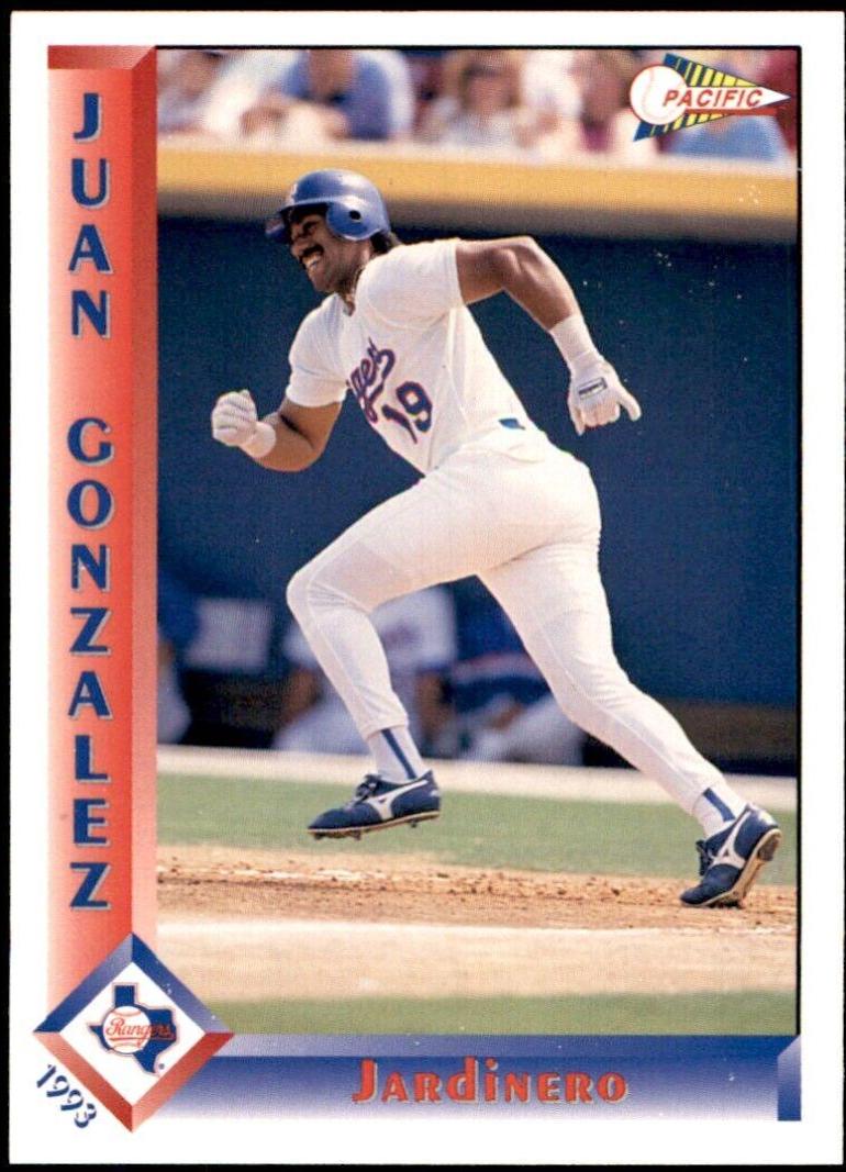 Juan Gonzalez #311 1993 Pacific Spanish Baseball