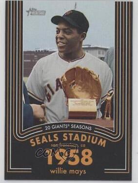 Willie Mays #8 Baseball Cards 2020 Topps Heritage 20 Giants Seasons