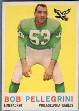 Bob Pellegrini #16 Football Cards 1959 Topps