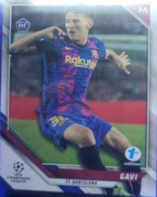 Gavi #50 Soccer Cards 2021 Topps UEFA Champions League 1st Edition