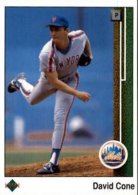 David Cone #584 Baseball Cards 1989 Upper Deck