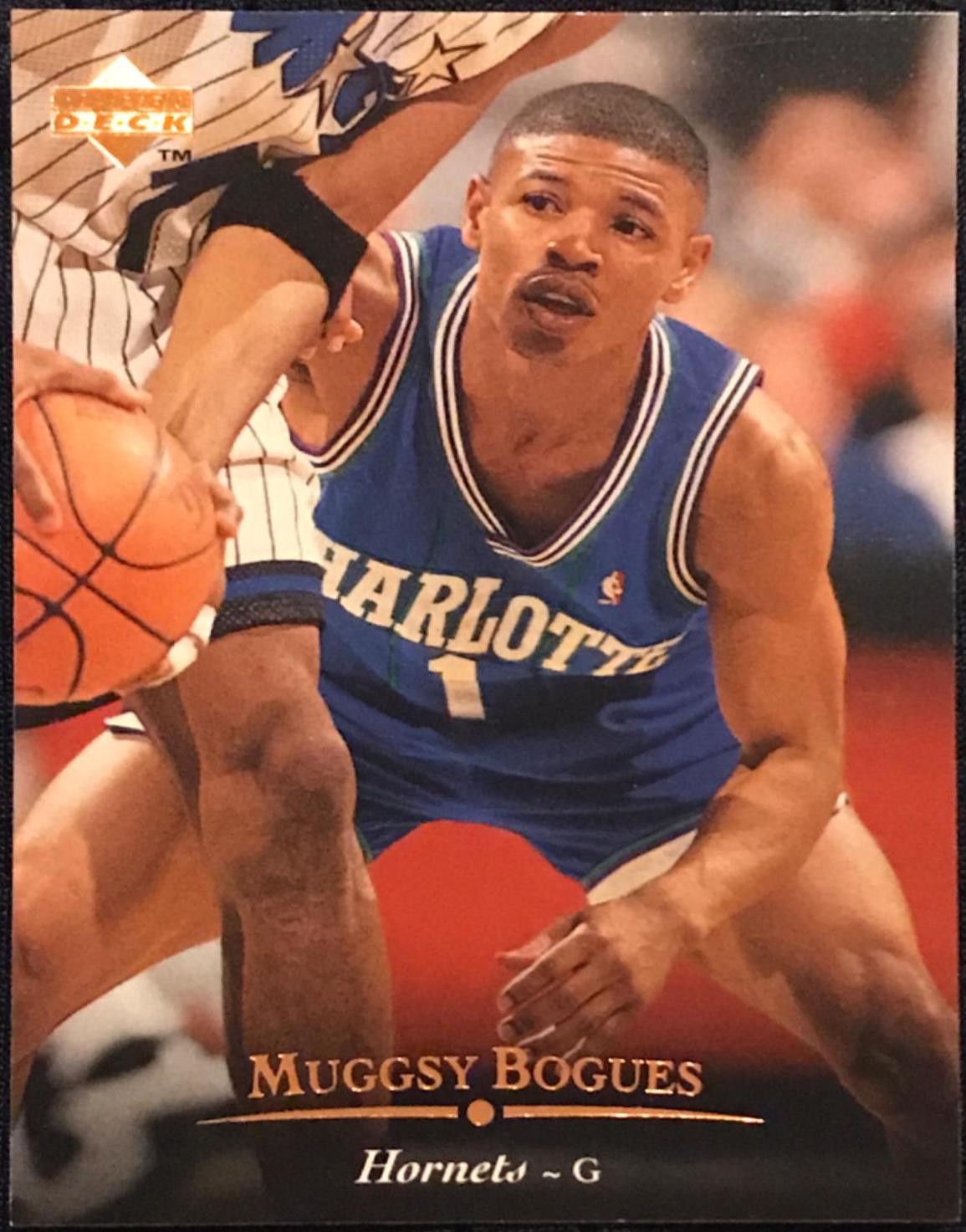 Muggsy Bogues #41 Basketball Cards 1995 Upper Deck