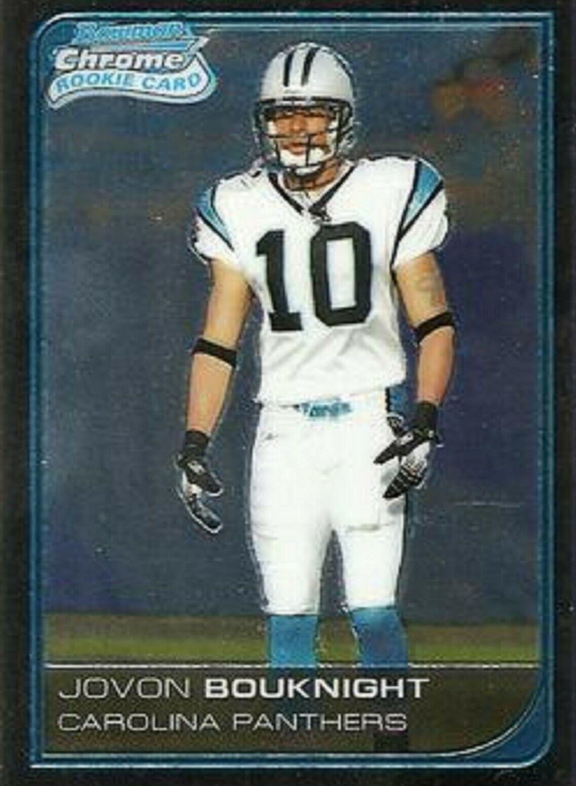 Jovon Bouknight #7 Football Cards 2006 Bowman Chrome