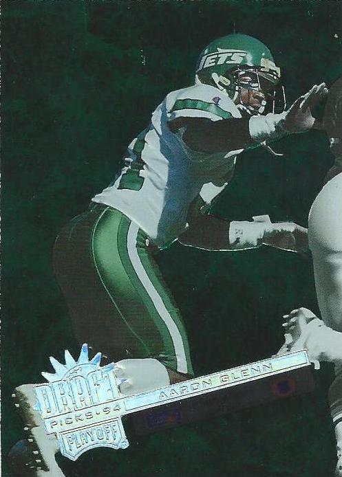 Rob Moore / Aaron Glenn #45 Football Cards 1994 Playoff Contenders Back to Back