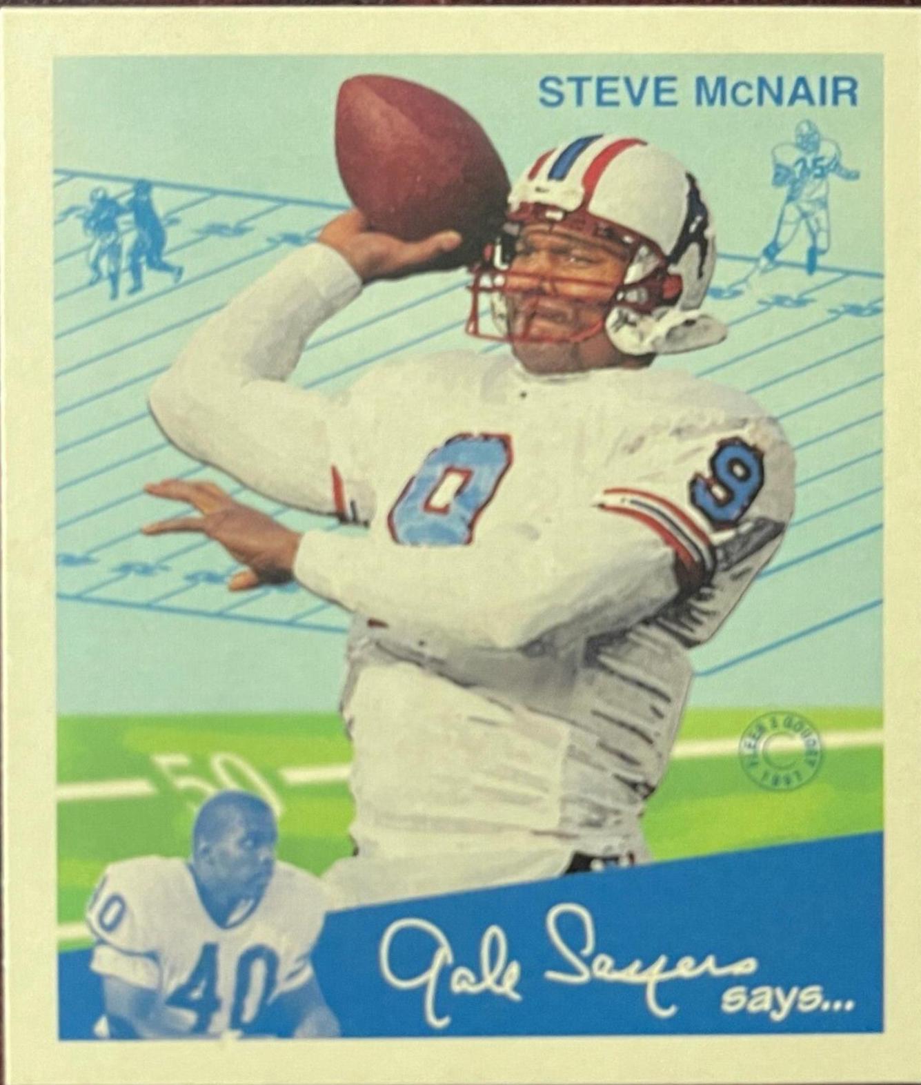 Steve McNair #9 Football Cards 1997 Fleer Goudey II