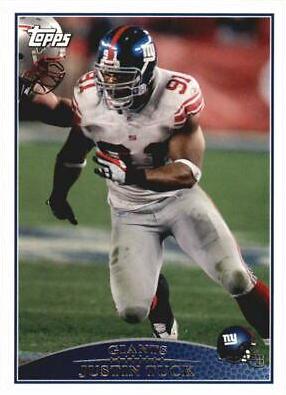 Justin Tuck #23 Football Cards 2009 Topps