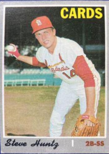 Steve Huntz #282 Baseball Cards 1970 Topps
