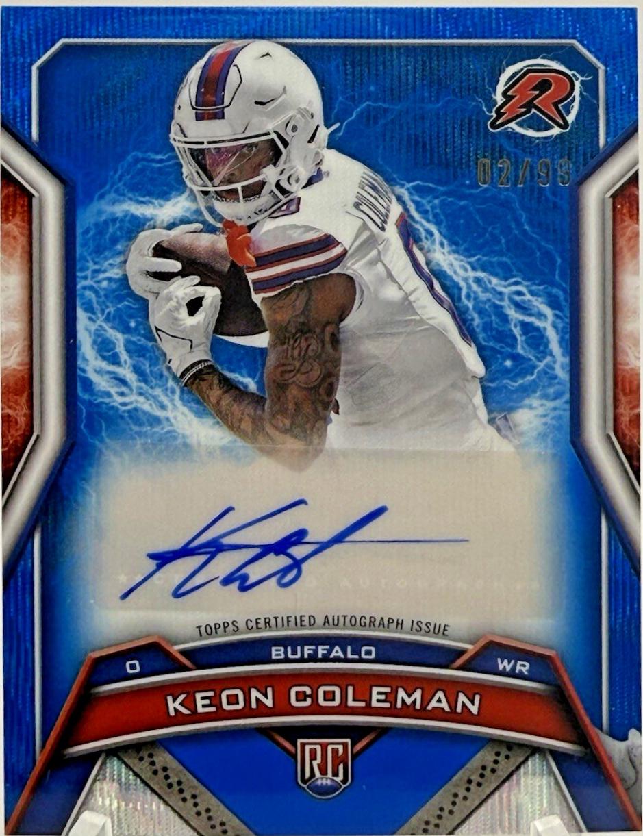 Keon Coleman [Blue Surge] #RRS-KC