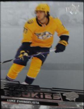 Luke Evangelista #5 Hockey Cards 2023 Upper Deck Star Rookies