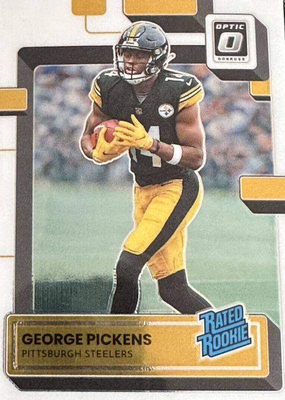 George Pickens #223 Football Cards 2022 Panini Donruss Optic