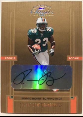 Ronnie Brown #202 2005 Panini Donruss Classics Football