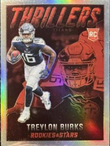 Treylon Burks #TH-27 Football Cards 2022 Panini Rookies & Stars Thrillers