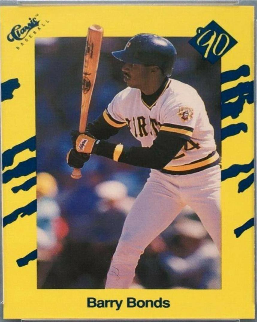 Barry Bonds #T68 Baseball Cards 1990 Classic