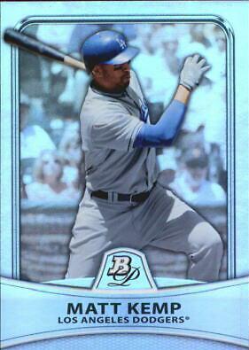 Matt Kemp #13 Baseball Cards 2010 Bowman Platinum