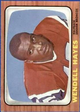Wendell Hayes #34 Football Cards 1966 Topps