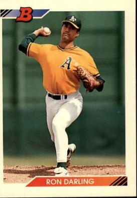 Ron Darling #30 Baseball Cards 1992 Bowman