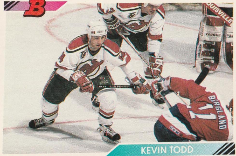Kevin Todd #21 Hockey Cards 1992 Bowman