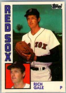 Rich Gale #40T Baseball Cards 1984 Topps Traded Tiffany