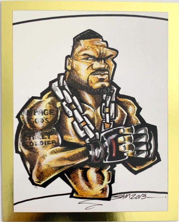 Rampage Jackson #102 Wrestling Cards 2013 TriStar TNA Impact Glory