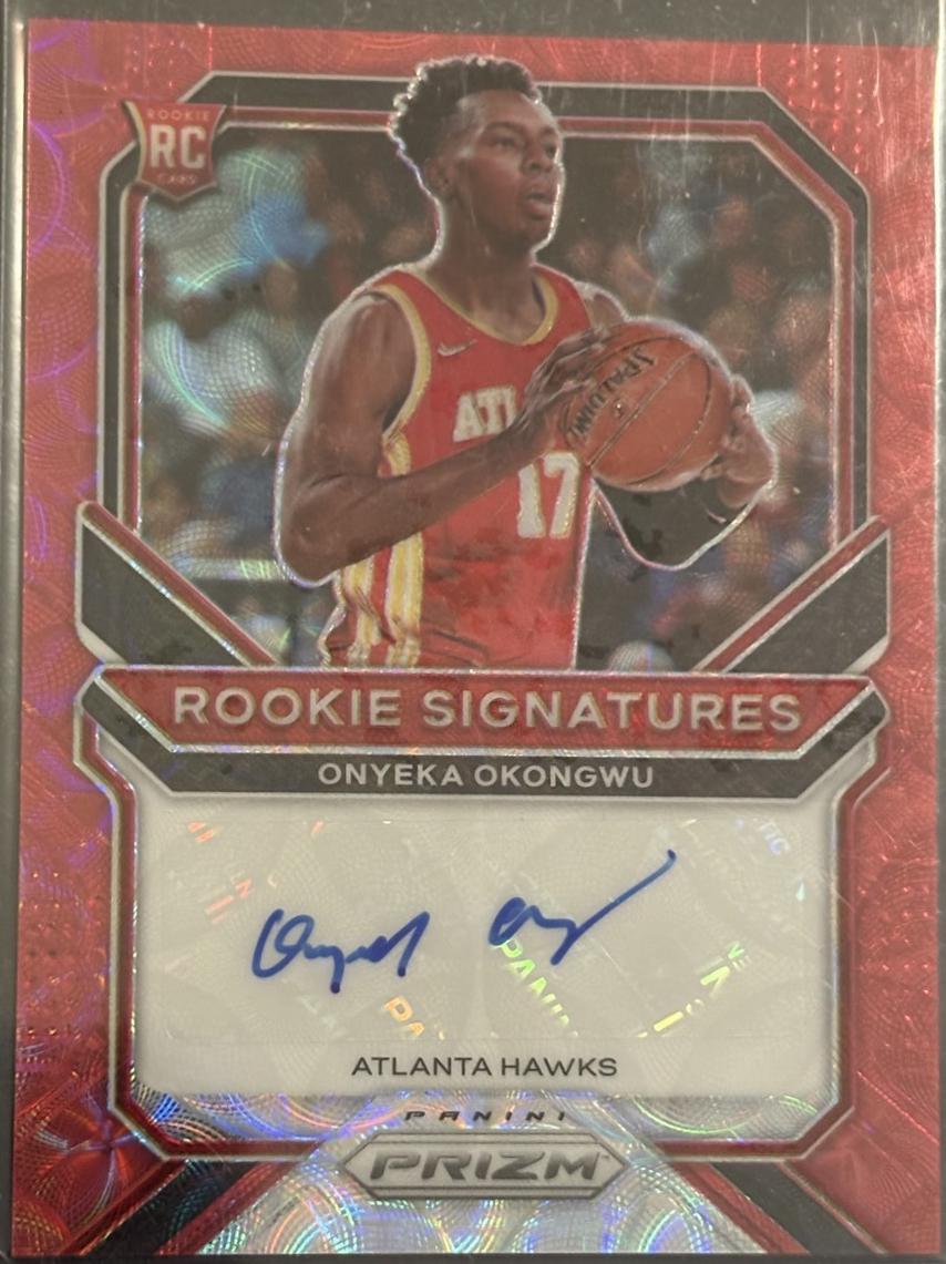 Onyeka Okongwu [Black Prizm] #RS-OOG