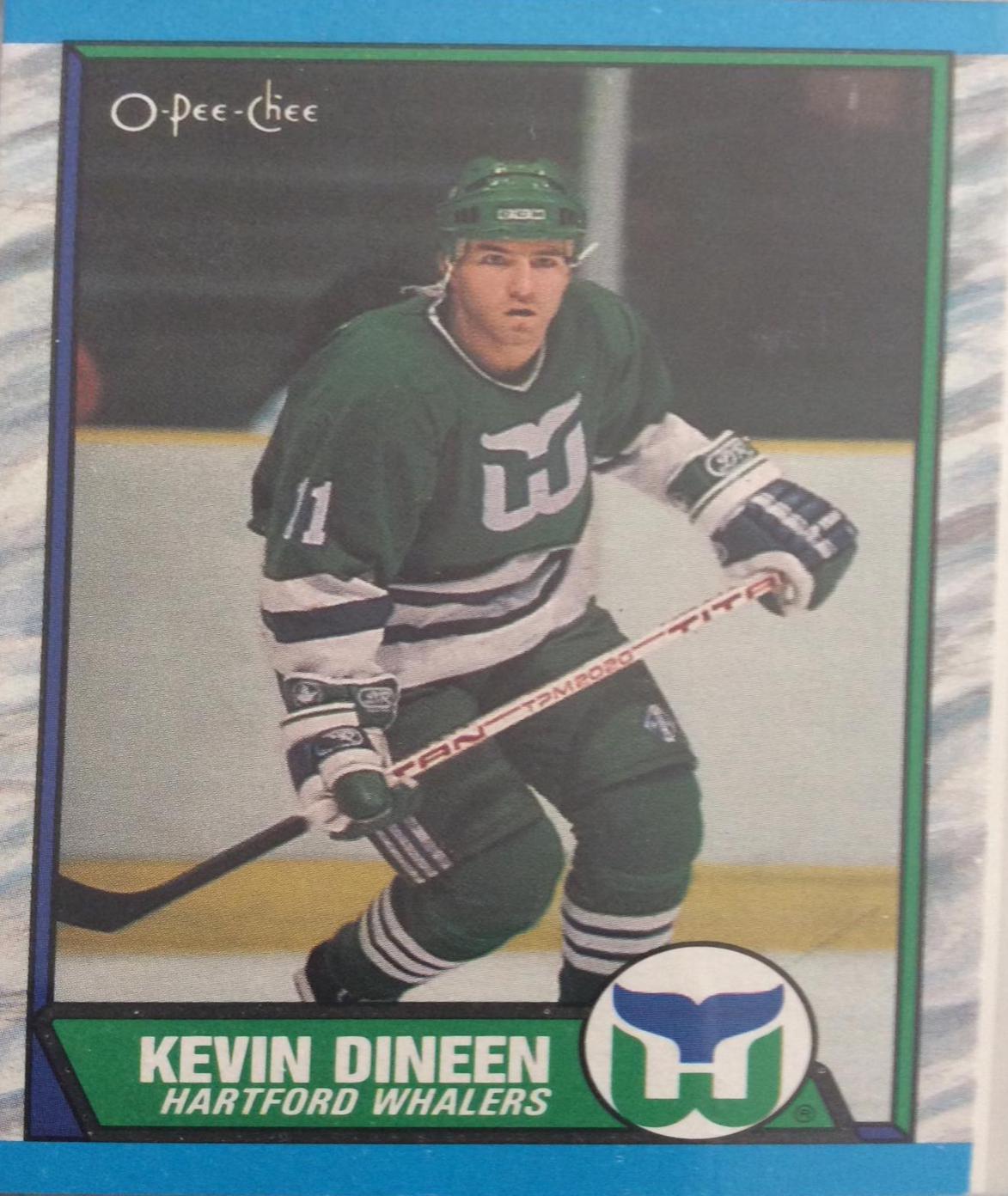 Kevin Dineen #20 Hockey Cards 1989 O-Pee-Chee