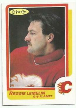 Reggie Lemelin #102 Hockey Cards 1986 O-Pee-Chee
