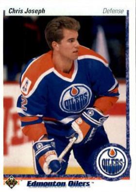 Chris Joseph #323 Hockey Cards 1990 Upper Deck