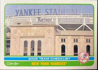 New York Yankees Checklist