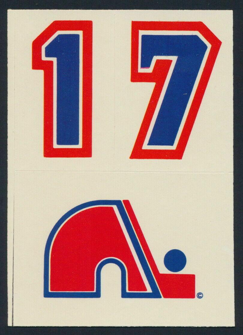 Quebec Nordiques #20 Hockey Cards 1985 Topps Stickers