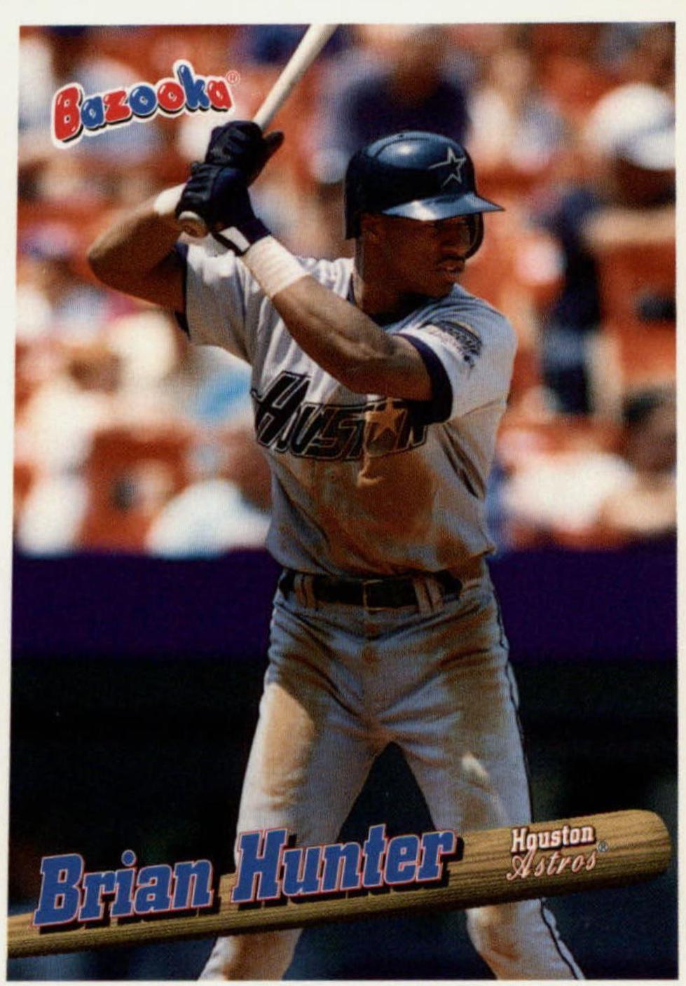 Brian L. Hunter #9 Baseball Cards 1996 Bazooka