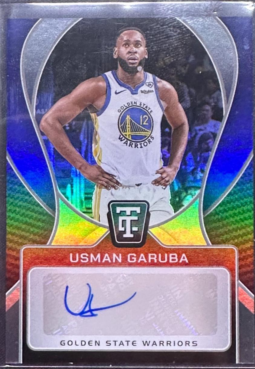 Usman Garuba #8 Basketball Cards 2024 Panini Totally Certified Signature