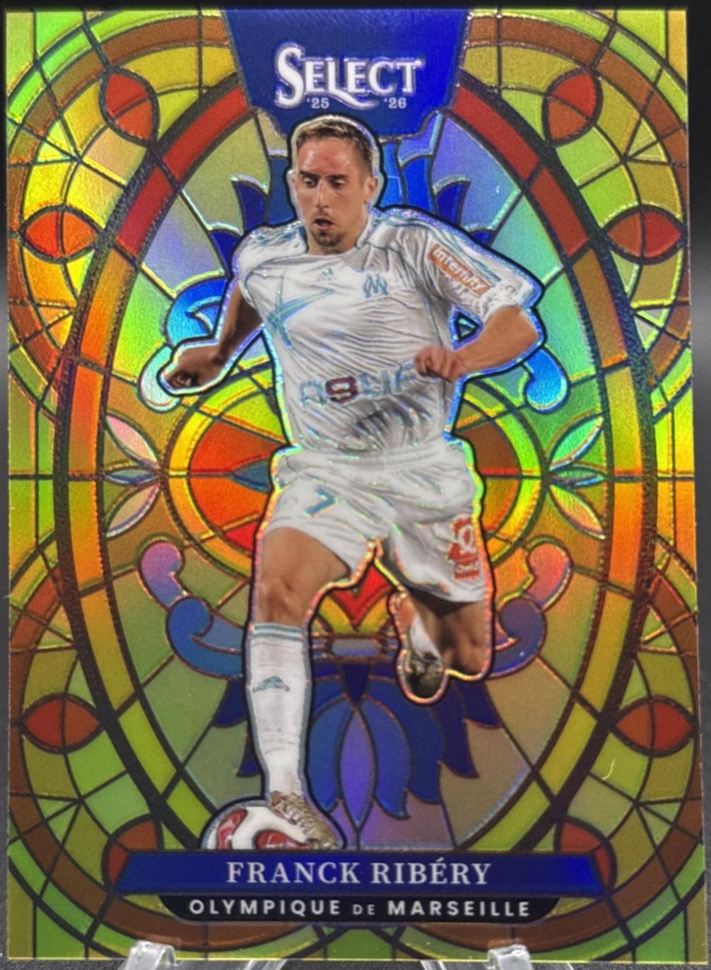 Franck Ribery #17 2025 Panini Select Ligue 1 Stained Glass Soccer