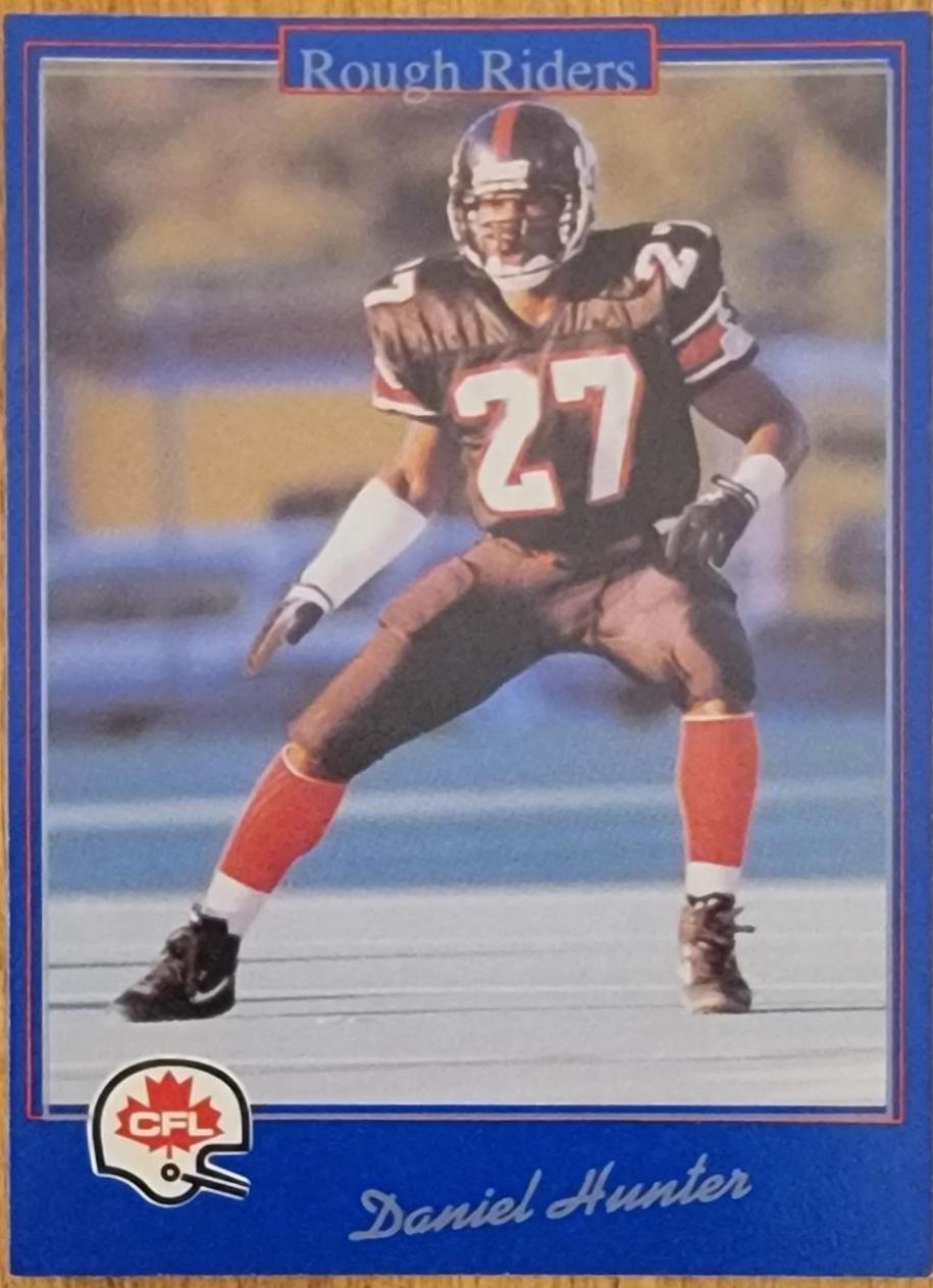 Daniel Hunter #31 1991 Jogo Cfl Football