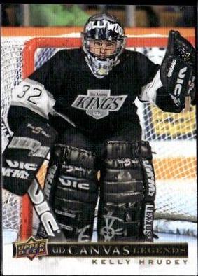 Kelly Hrudey #C-27 Hockey Cards 2020 SP Signature Edition Legends UD Canvas