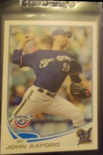 John Axford #17 Baseball Cards 2013 Topps Opening Day