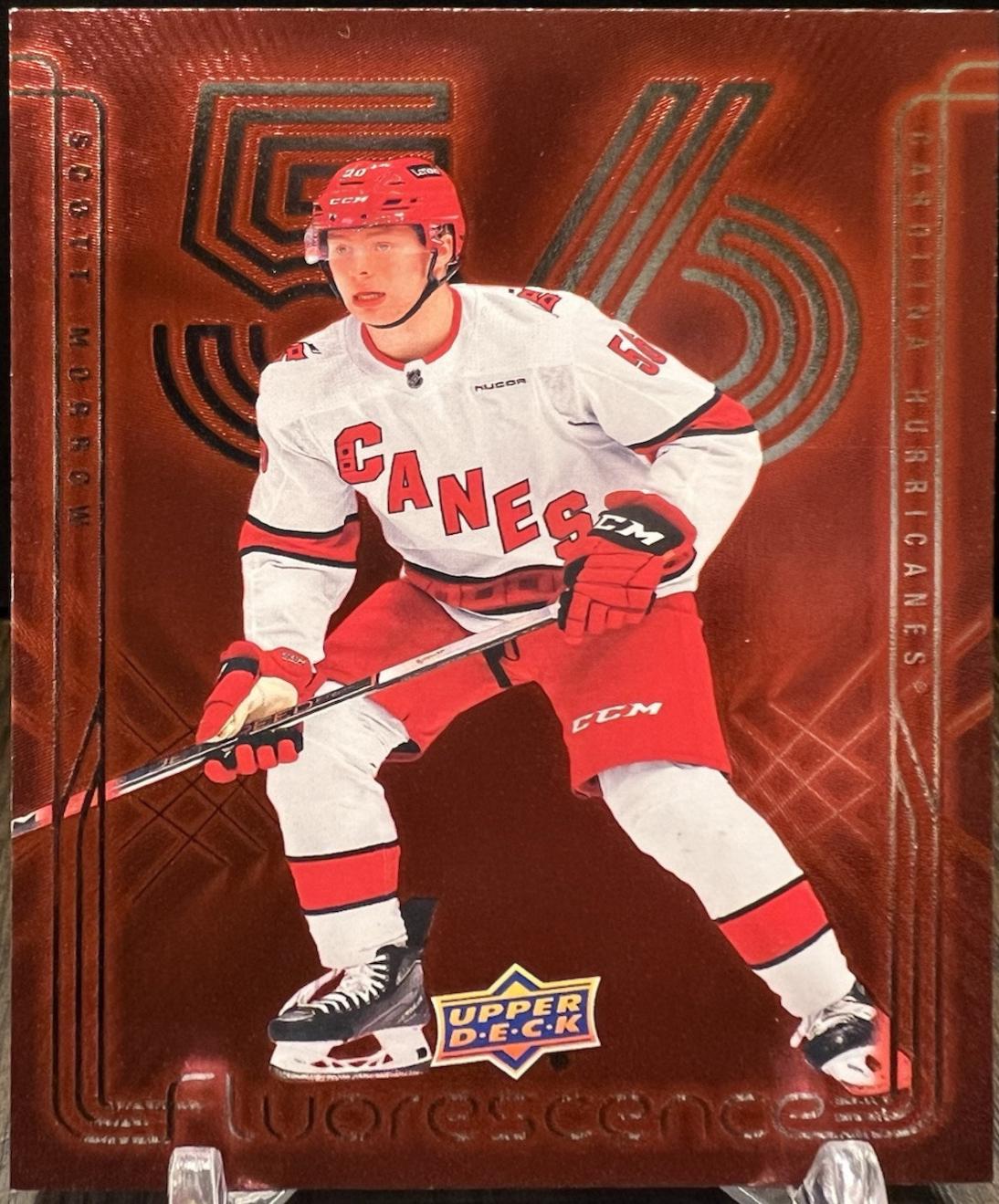 Scott Morrow #F-40 2024 Upper Deck Flurorescence Red Hockey