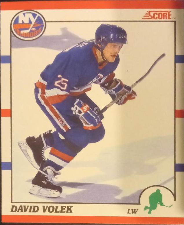 David Volek #12 Hockey Cards 1990 Score Canadian