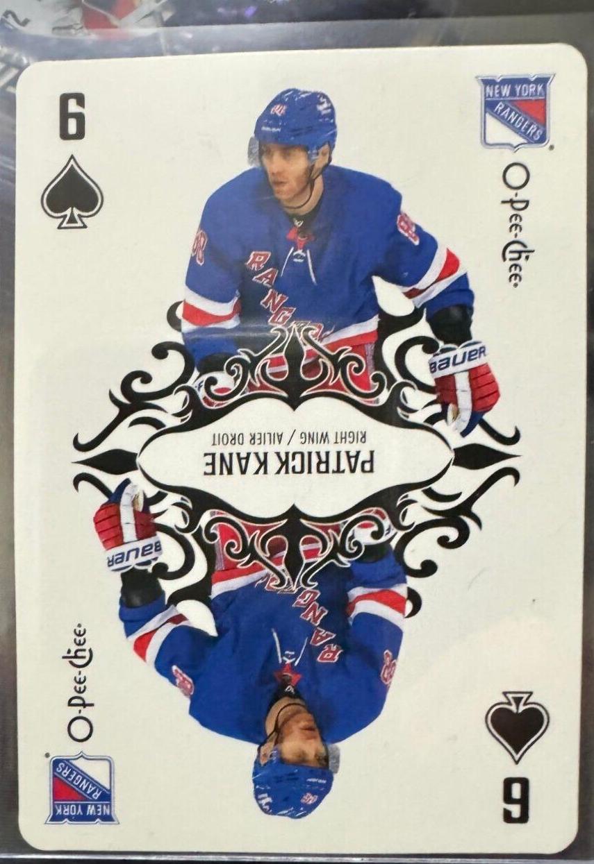 Patrick Kane #6-SPADES Hockey Cards 2023 O-Pee-Chee Playing Cards