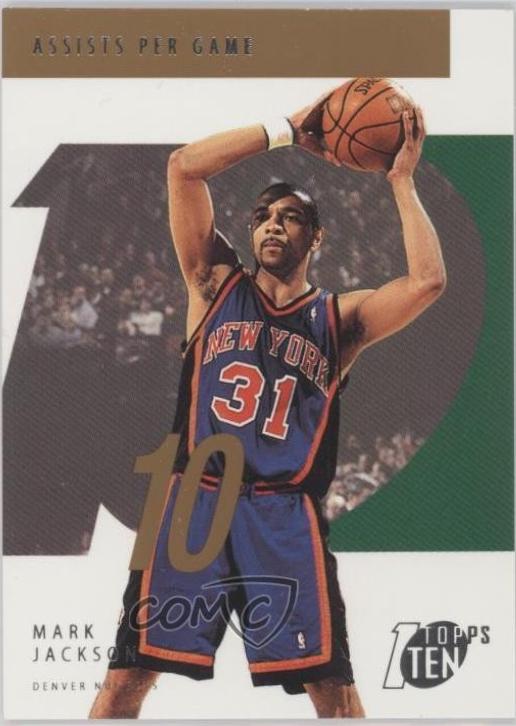 Mark Jackson #40 2002-03 Topps Ten Basketball