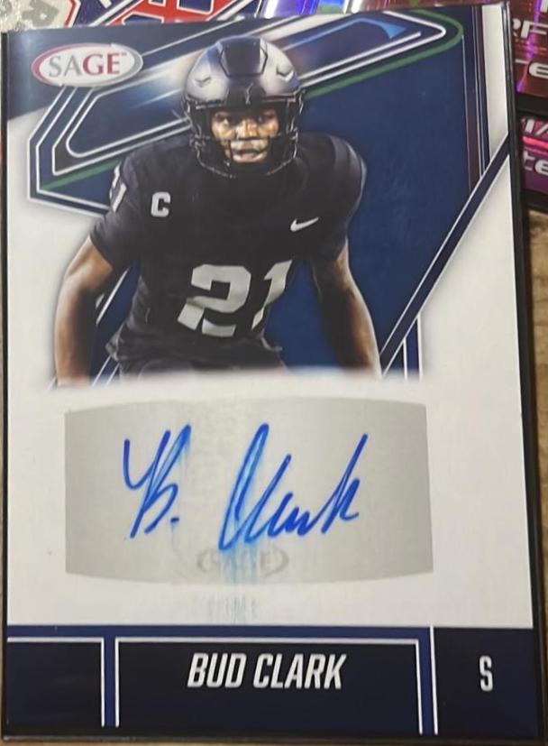 Bud Clark #A-BC 2026 SAGE Football Autographs