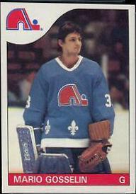 Mario Gosselin #18 Hockey Cards 1985 Topps