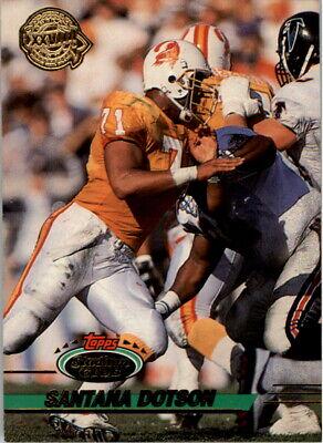 Santana Dotson #3 Football Cards 1993 Stadium Club Teams Super Bowl