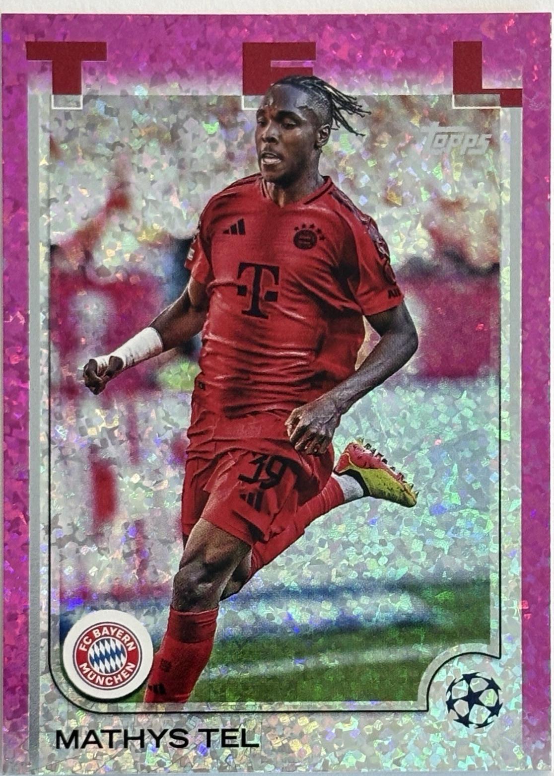Mathys Tel [Pink Sparkle] #179 Prices | 2024 Topps UEFA | Soccer Cards