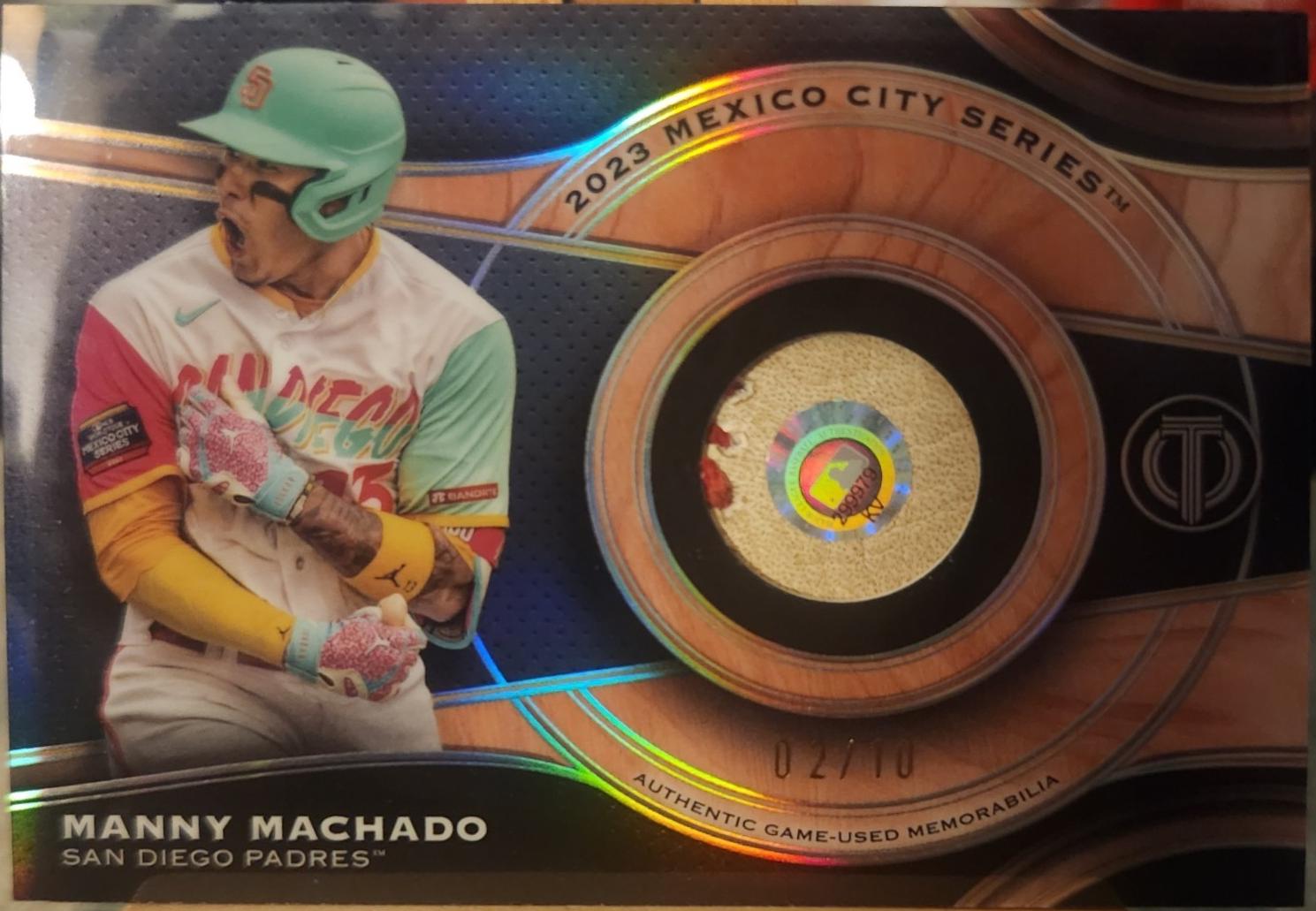 Manny Machado #MRB-MM Baseball Cards 2025 Topps Tribute Milestone Relic