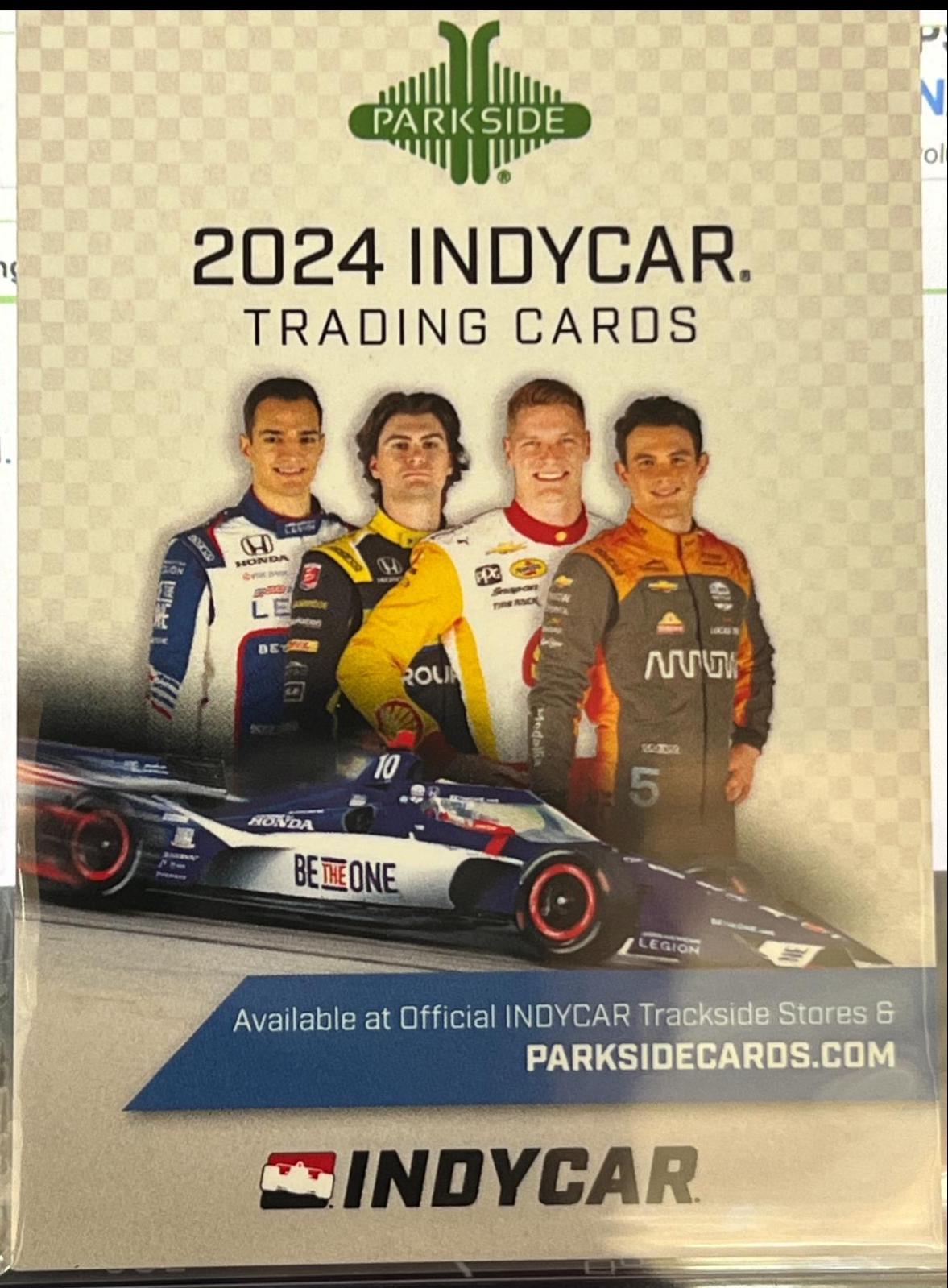 2024 Indycar Trading Cards Promo Card Racing Cards 2024 Parkside NTT IndyCar