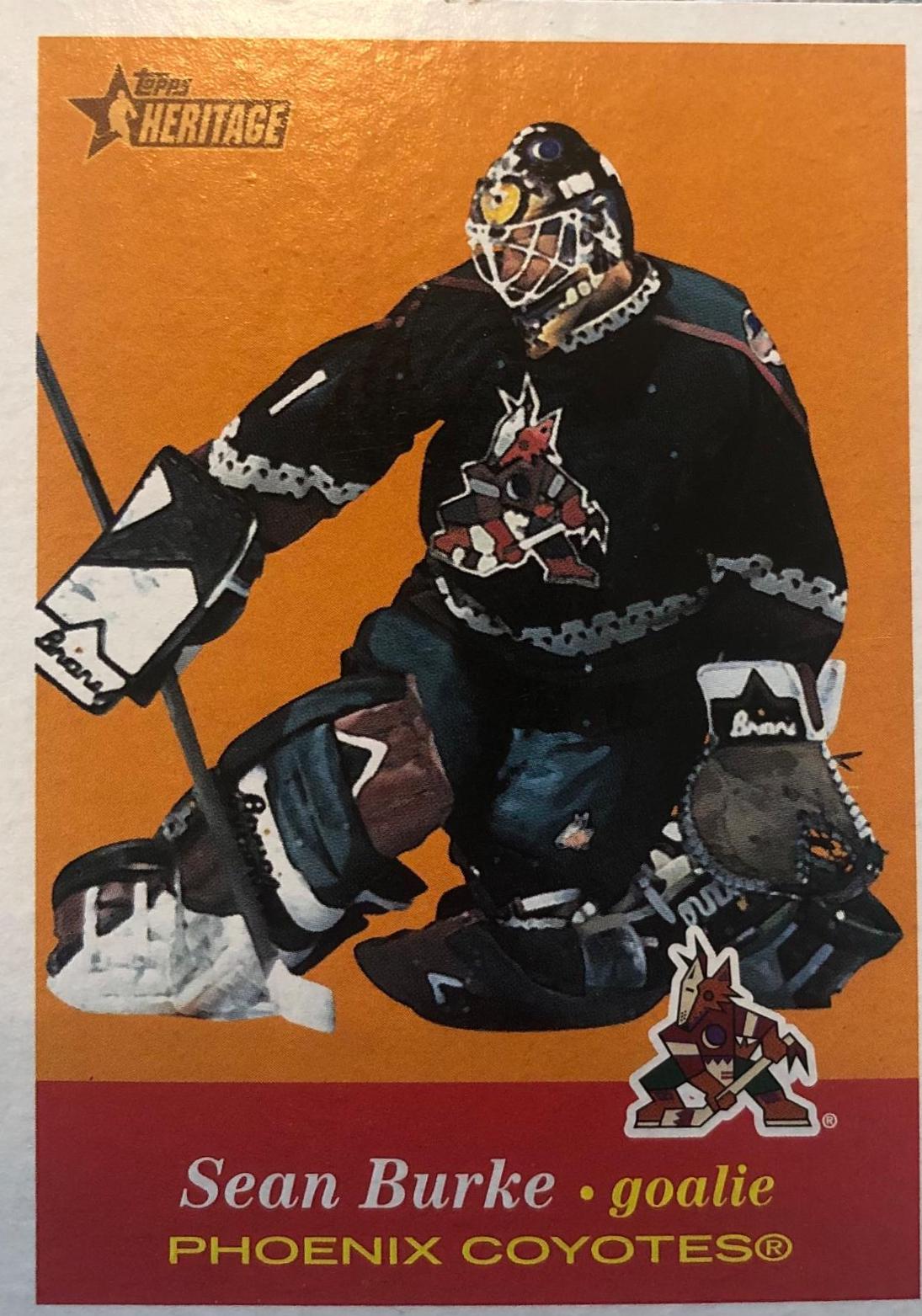 Sean Burke #15 Hockey Cards 2001 Topps Heritage