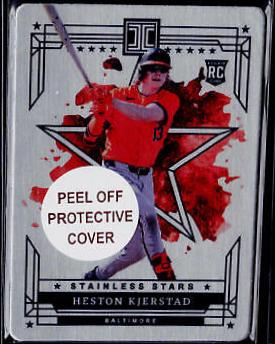 Heston Kjerstad #8 Baseball Cards 2024 Panini Impeccable Stainless Stars