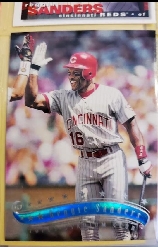 Reggie Sanders #34 Baseball Cards 1997 Stadium Club